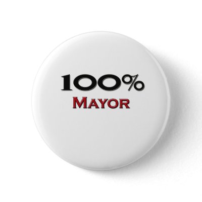 100 Percent Mayor Pins by professions