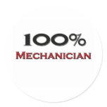 100 Percent Mechanician stickers