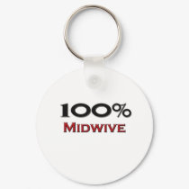 100 Percent Midwive keychains