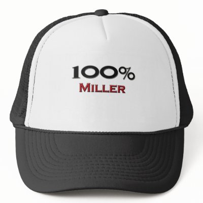 100 Percent Miller Hats by professions