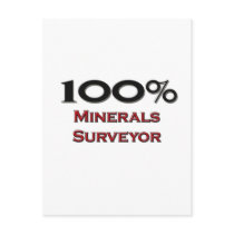 100 Percent Minerals Surveyor postcards by professions 100 Percent Minerals Surveyor postcards