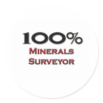 100 Percent Minerals Surveyor stickers by professions 100 Percent Minerals Surveyor stickers
