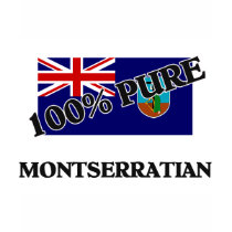 100 Percent MONTSERRATIAN t-shirts by flagshirt 100 Percent MONTSERRATIAN t-shirts