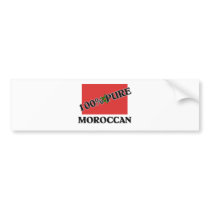 100 Percent MOROCCAN bumper stickers