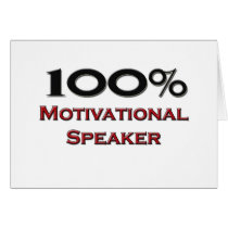 100 Percent Motivational Speaker cards by professions 100 Percent Motivational Speaker cards