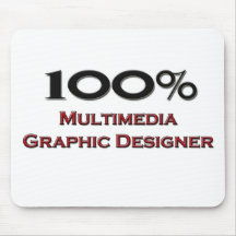 100 Percent Multimedia Graphic Designer Mouse Mats