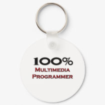 100 Percent Multimedia Programmer keychains by professions 100 Percent Multimedia Programmer keychains