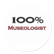 100 Percent Museologist stickers