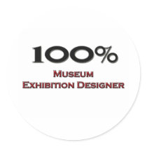 100 Percent Museum Exhibition Designer stickers