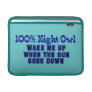 100 Percent Night Owl Macbook Sleeves