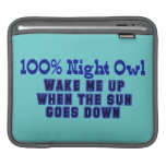 100 Percent Night Owl Ipad Sleeves