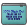 100 Percent Night Owl Ipad Sleeves