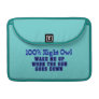 100 Percent Night Owl Sleeve For Macbooks