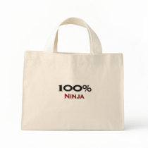 100 Percent Ninja Canvas Bag