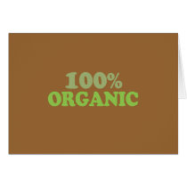 100 percent organic cards