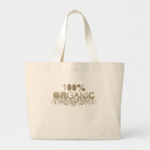 100 PERCENT ORGANIC ROOTS TOTE BAG