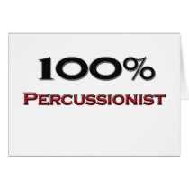 100 Percent Percussionist cards
