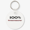 100 Percent Physiotherapist keychains