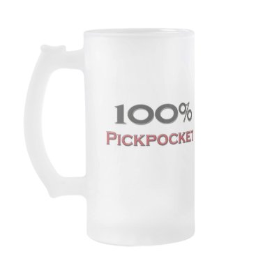 100 Percent Pickpocket Coffee Mug by professions