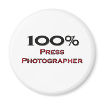 100 Percent Press Photographer magnets
