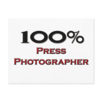100 Percent Press Photographer postcards