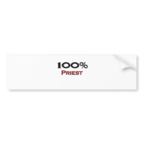 100 Percent Priest bumper stickers