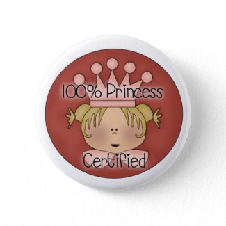 100 Percent Princess button