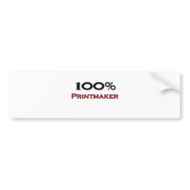 100 Percent Printmaker bumper stickers