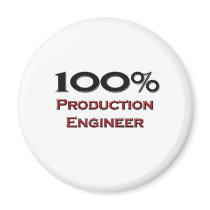 100 Percent Production Engineer Fridge Magnets