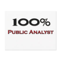 100 Percent Public Analyst postcards