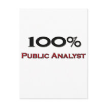 100 Percent Public Analyst postcards
