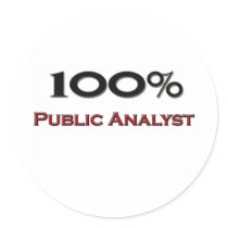 100 Percent Public Analyst stickers