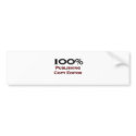 100 Percent Publishing Copy Editor bumper stickers