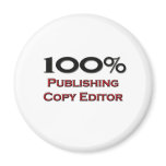 100 Percent Publishing Copy Editor magnets