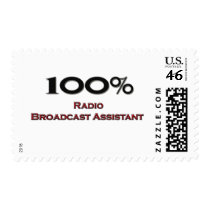 100 Percent Radio Broadcast Assistant Postage