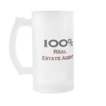 100 Percent Real Estate Agent mugs