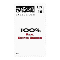 100 Percent Real Estate Broker postage by professions 100 Percent Real Estate Broker postage