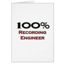 100 Percent Recording Engineer cards