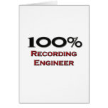 100 Percent Recording Engineer Card
