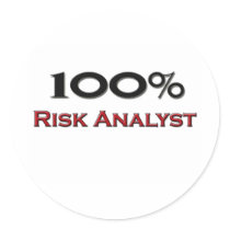 100 Percent Risk Analyst Sticker