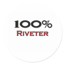 100 Percent Riveter stickers