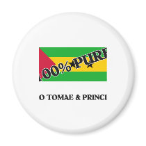 100 Percent SAO TOMAE & PRINCIPE magnets by flagshirt 100 Percent SAO TOMAE & PRINCIPE magnets