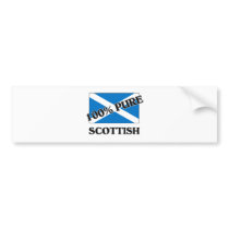 100 Percent SCOTTISH bumper stickers