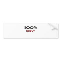 100 Percent Scout bumper stickers by professions 100 Percent Scout bumper stickers