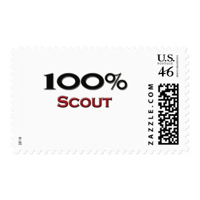 100 Percent Scout Postage Stamps by professions