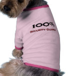 100 Percent Security Guard Dog T-shirt