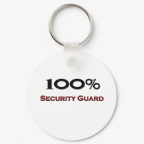 100 Percent Security Guard keychains