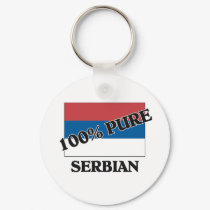 100 Percent SERBIAN keychains
