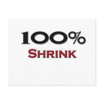 100 Percent Shrink postcards