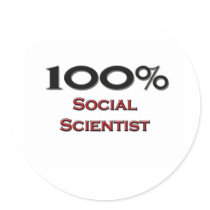 100 Percent Social Scientist stickers